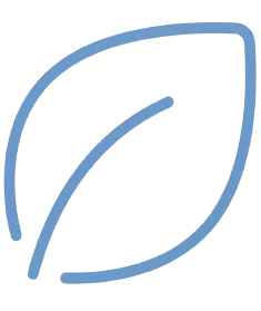Leaf outline icon.
